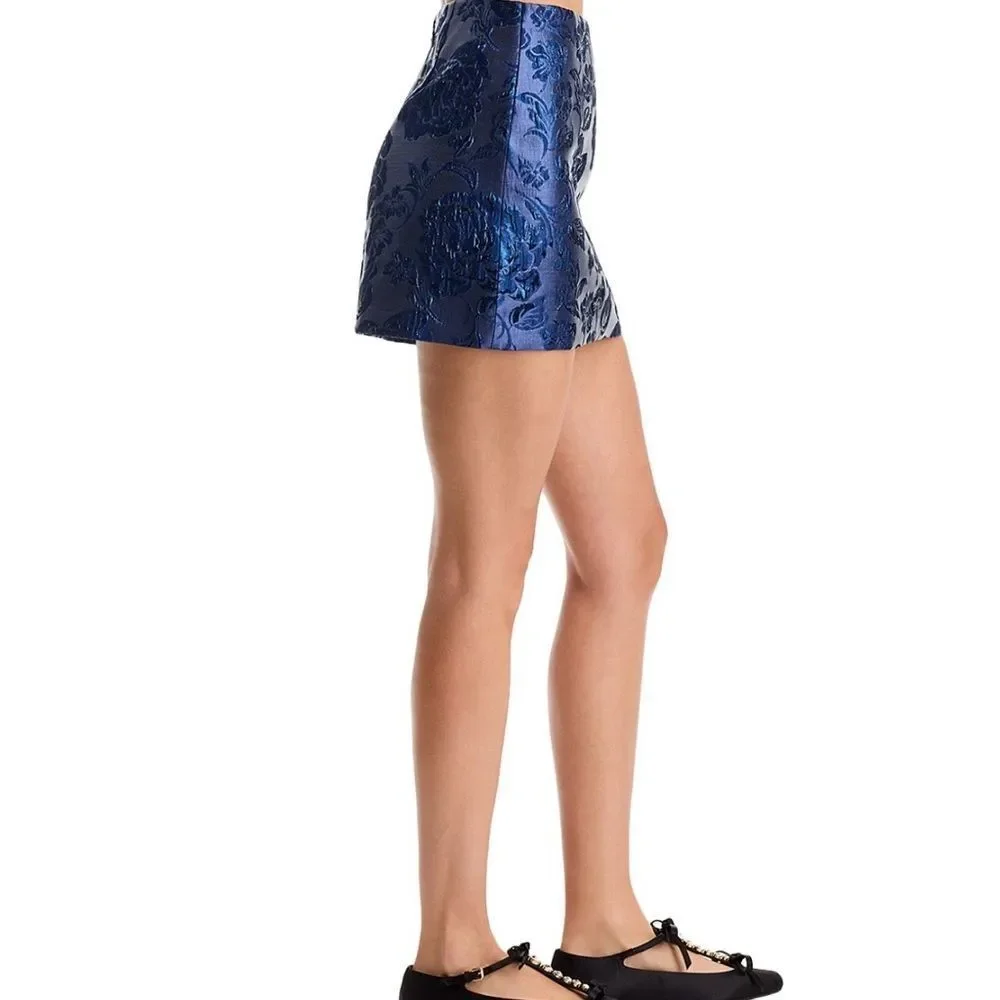 NWT Alice + Olivia Elana Floral Brocade Miniskirt $275